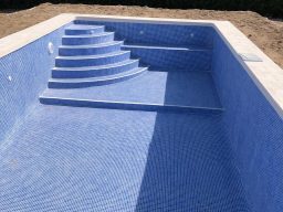 Piscina Gresite azul